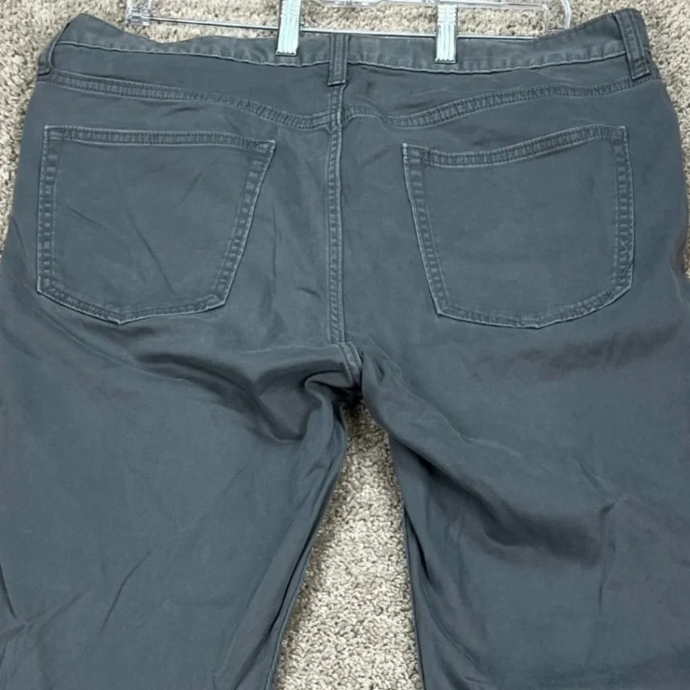 Banana Republic Slim Fit Pants Mens 36x30‎ Gray 5-Pocket Flat Front Twill Denim